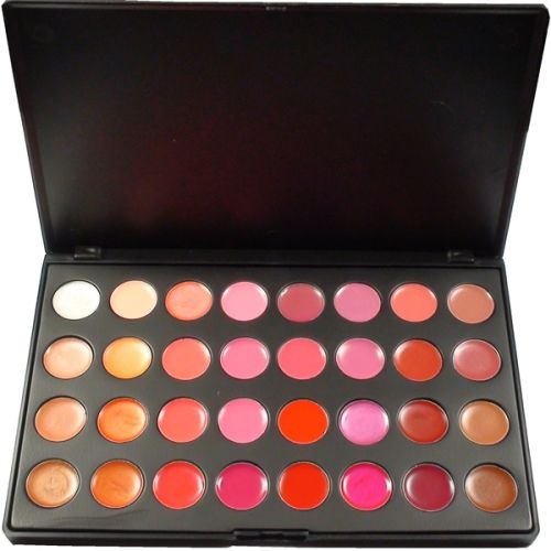 Pro 32 Lábios Batom Gloss Palette Maquiagem Batons